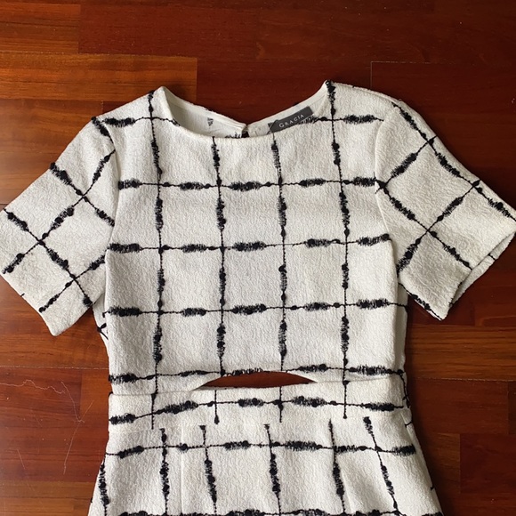 Black and White Mini Dress, NWT - Picture 2 of 4